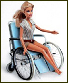 Barbie wheelchair