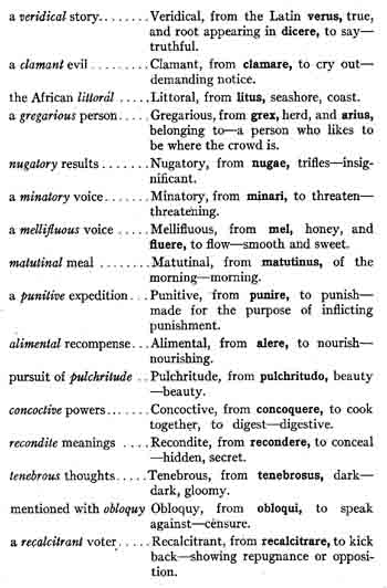 Greek Latin Roots Dictionary 105