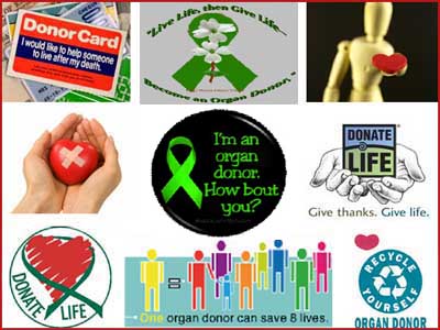 An advertisement for organ donation