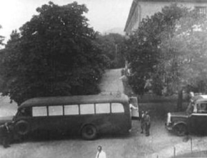 buses for euthanasia victims in Nazi Germany