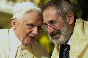Benedict XVI confides in rabbi Riccardo Segni