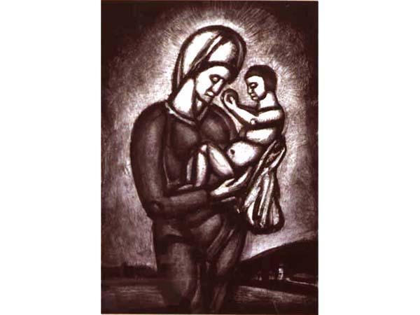 Georges Rouault, La Virgen y el Niño