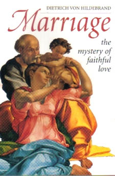 Cover of Hildebrand's book 'Marriage'