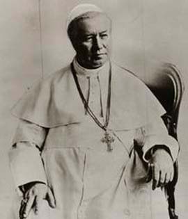 A photograph of Pope St Pius X