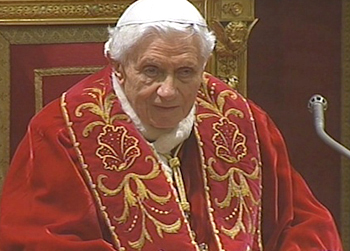 Benedicto XVI despedida dirección 28 de febrero