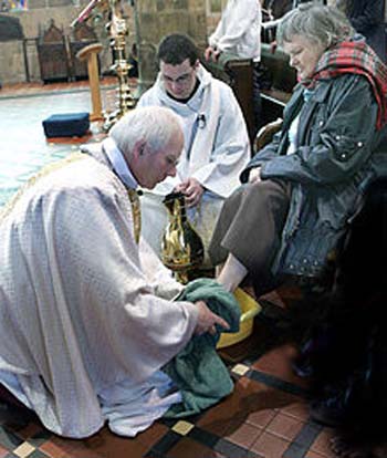 anglican foot washing