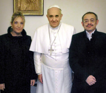 pope meets transgender