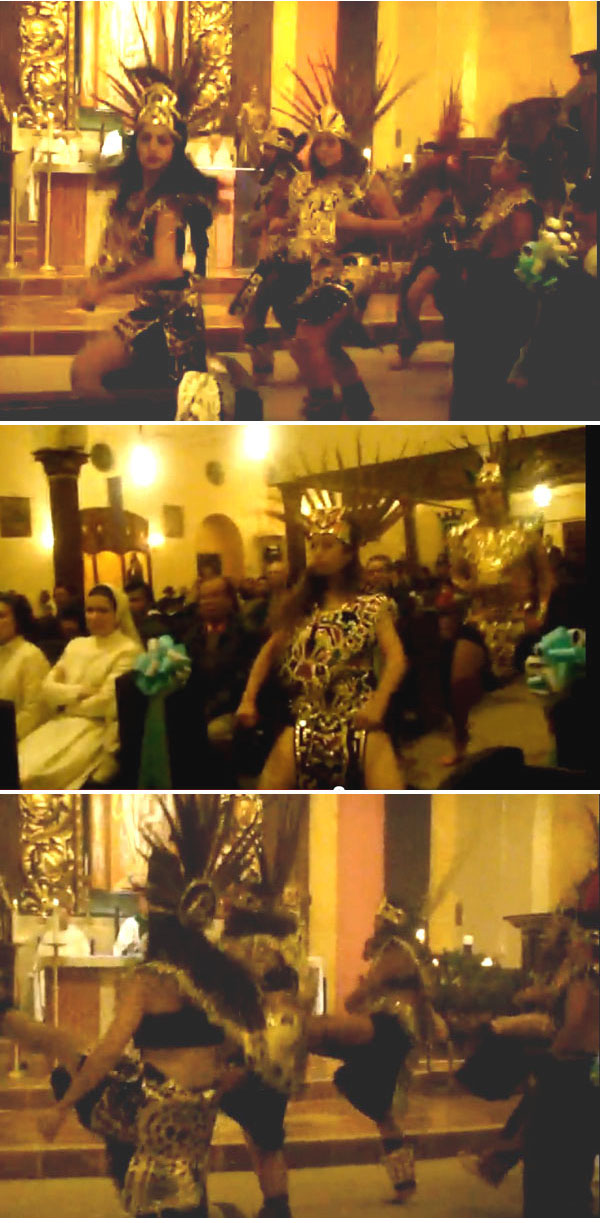 Danzas aztecas en St Vibiana Capilla 01