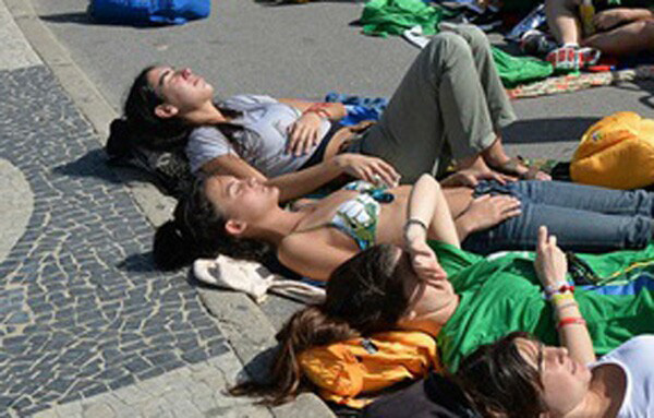 Dormir juntos en la JMJ 2013 1