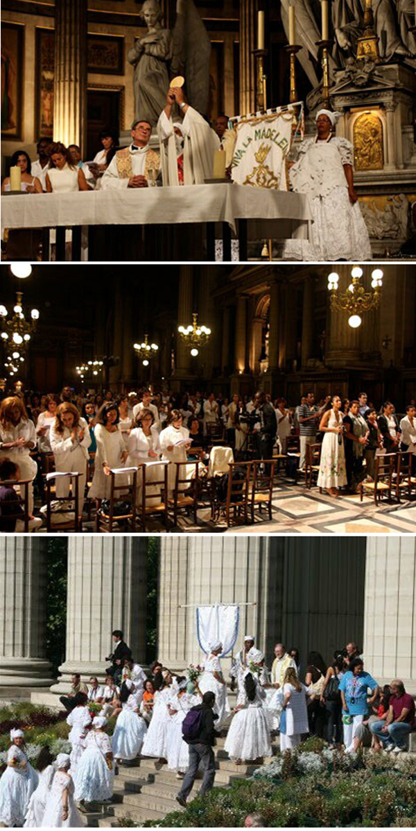 Afro Misa en la Basílica Madeleine, París 02