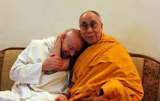 Dalai Lama con Laurence Freeman