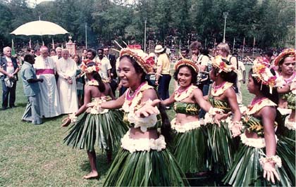 Hula Dancers in the Pacific