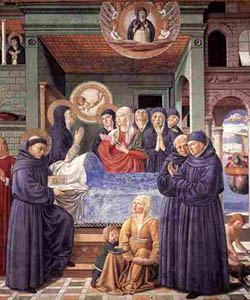 Sandro Gozzoli, The Death of St. Monica