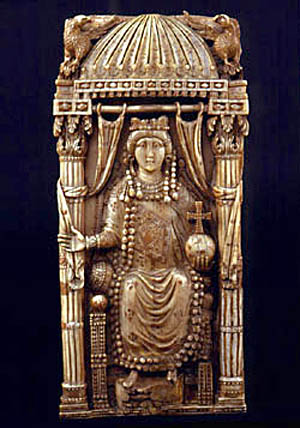 Bysantinsk keiserinne fra 400-tallet, trolig den hellige Pulcheria