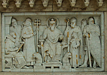 St. Stephen with Bishops and Knights