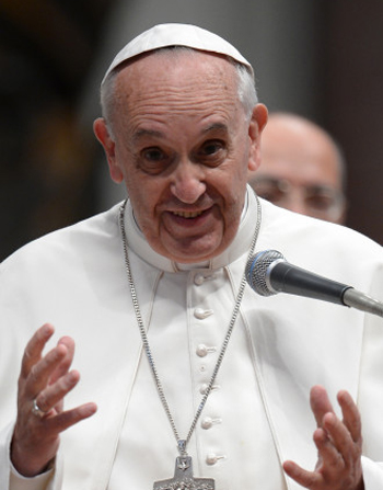 Pope Francis clown