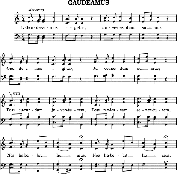 Gaudeamus Igitur Sheet Music