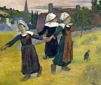 breton dancing children