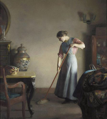 sweep floor