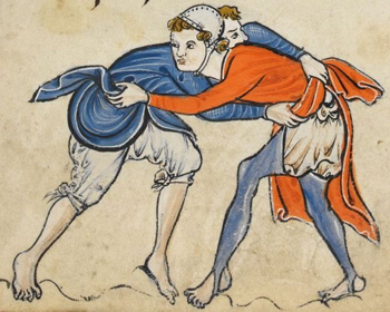 medieval wrestling