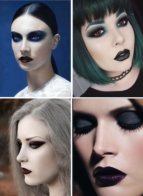 Dark makeup