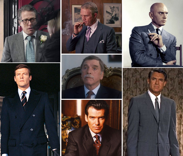 Movie stars wearing suit and tie 3