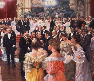 A Vienese Ball, by Wilhelm Gause