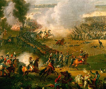 A battle during the Napoleonic wars