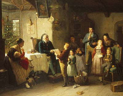 Christmas Recital, by Friedrich Ortlieb