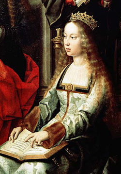 Isabel of Castile when she was young
