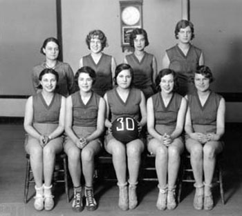 1930 gym class