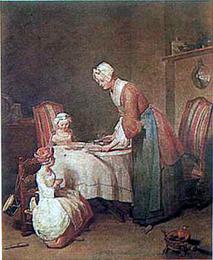 The Blessing, Jean Chardin