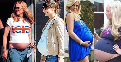 Pregnant celebrities