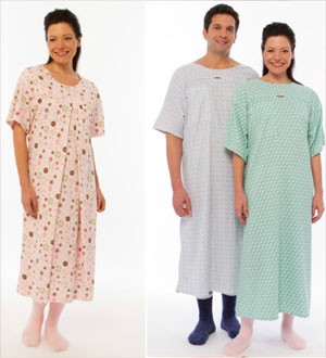 modest hospital gowns