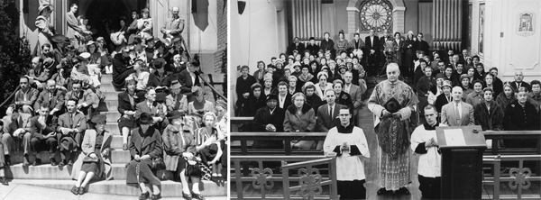 Parishioners in 1940's and 1950s