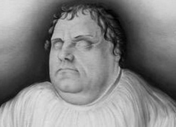 Martin Luther's death portrait