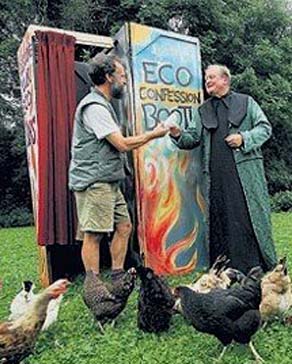 Fr. Sutch and his eco-confessional