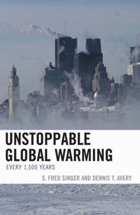 The book cover of 'Unstoppable Global Warming'