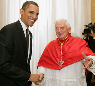 Pope Benedict XVI & Obama