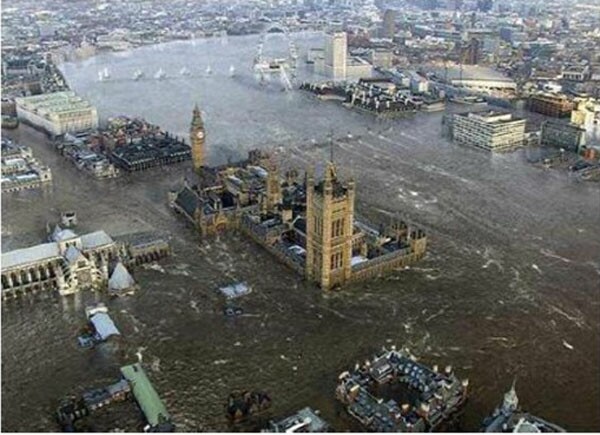 What London would look like if it was flooded