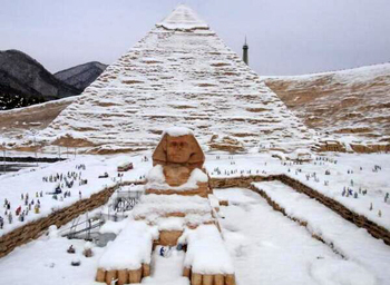 snow in egypt