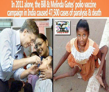 Bil Gates vaccines harm children in India