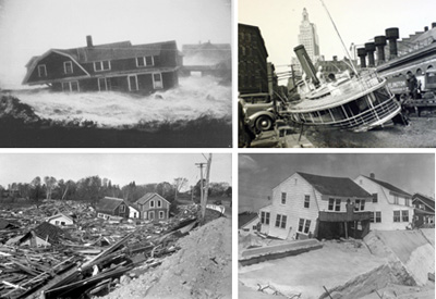 Hurricane in New England 1938