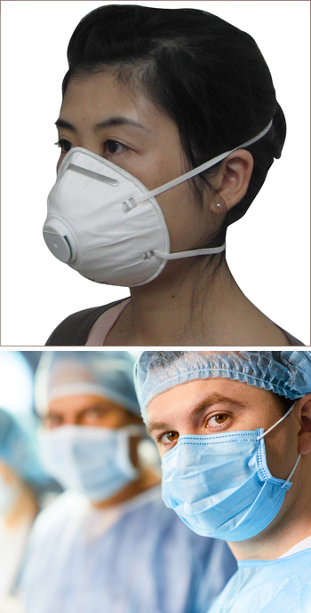 N95 and hospital masks