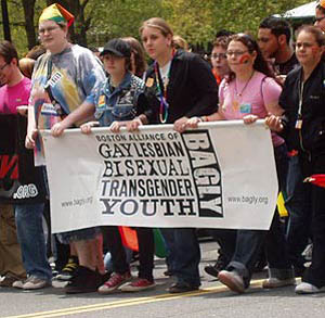 Gay Lesbian march - Boston