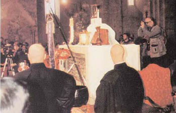 Buddha over the Tabernacle - Assisi 1986