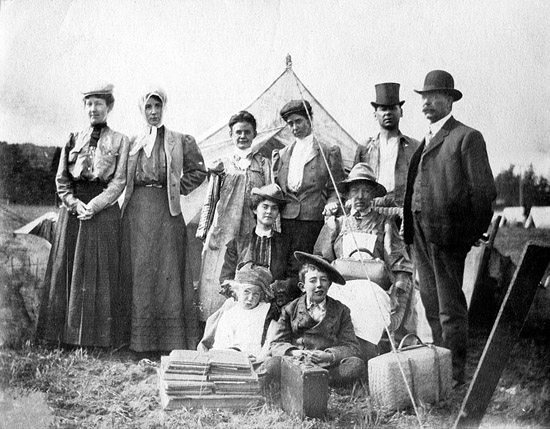 Family Camp San Francisco Earthquake 1906