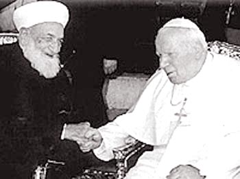 JP II begs forgiveness from the Grand Mufti