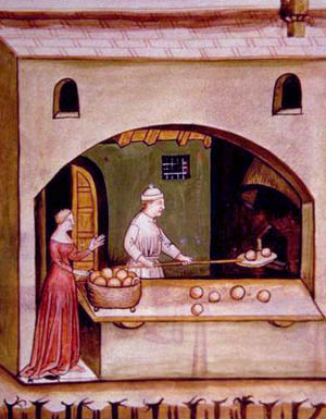 Medieval baker