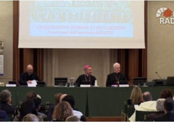 Panel of the inquisition congress at the Vatican